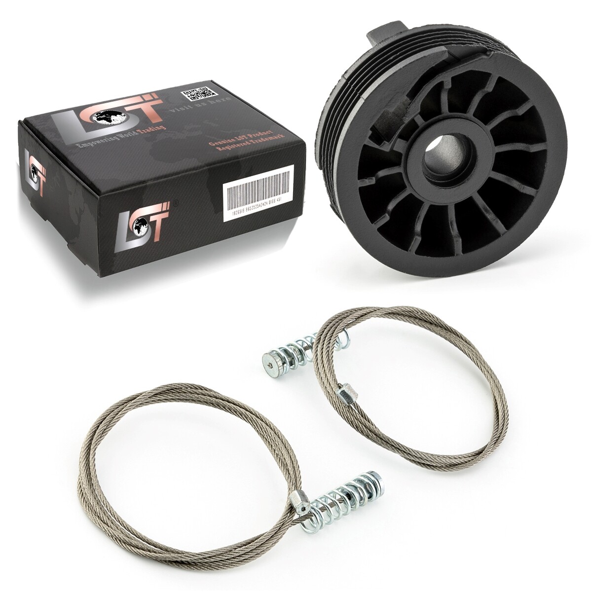 Window Lifter Repair Kit Cable Roll VL for FIAT PUNTO GRANDE EVO 199