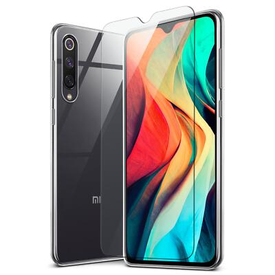 Handy Hülle für Xiaomi Mi 9 / Mi 9 Explorer Silikon Case Schutz mit Panzerfolie