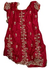 women pakistan kurtis dresses pishwas wedding red