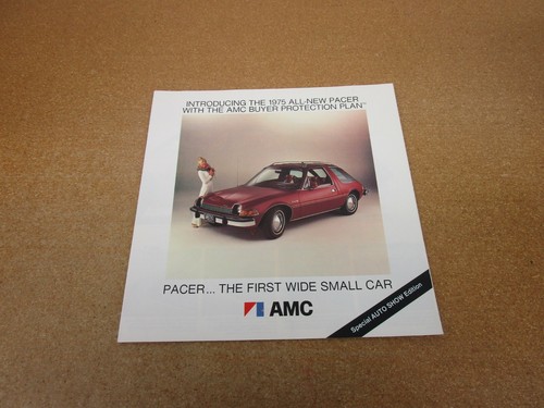 1975 AMC Pacer sales brochure 8 page folder ORIGINAL