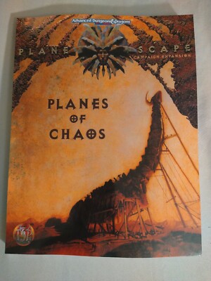 Dungeons and Dragons Reprint of Planescape Planes of Chaos Campaign Setting 