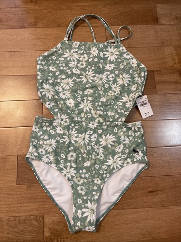 NWT Abercrombie Kids Girls One Piece Swimsuit Size 15/16