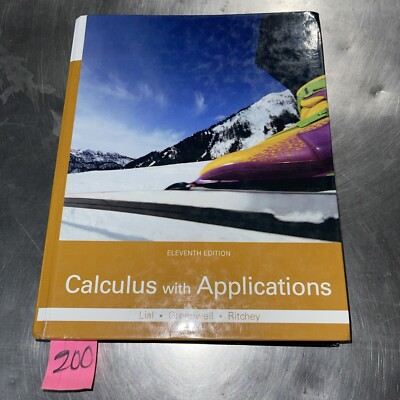 Calculus with Applications (11th Edition) - Hardcover - VERY GOOD