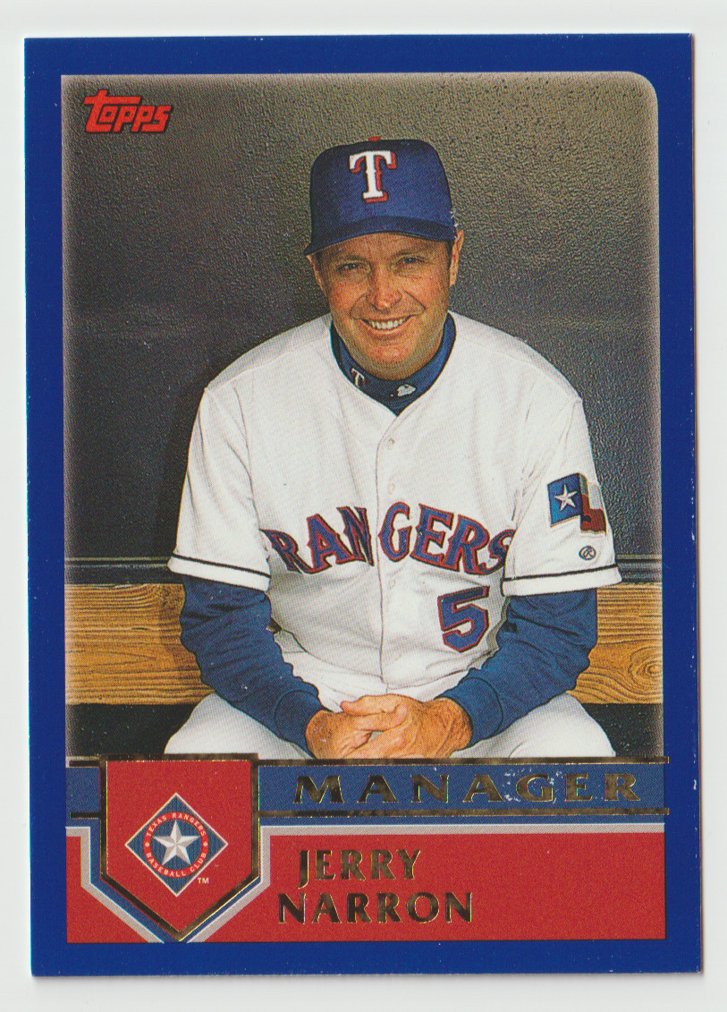 2003 Topps Baseball #290 Jerry Narron MG - Texas Rangers
