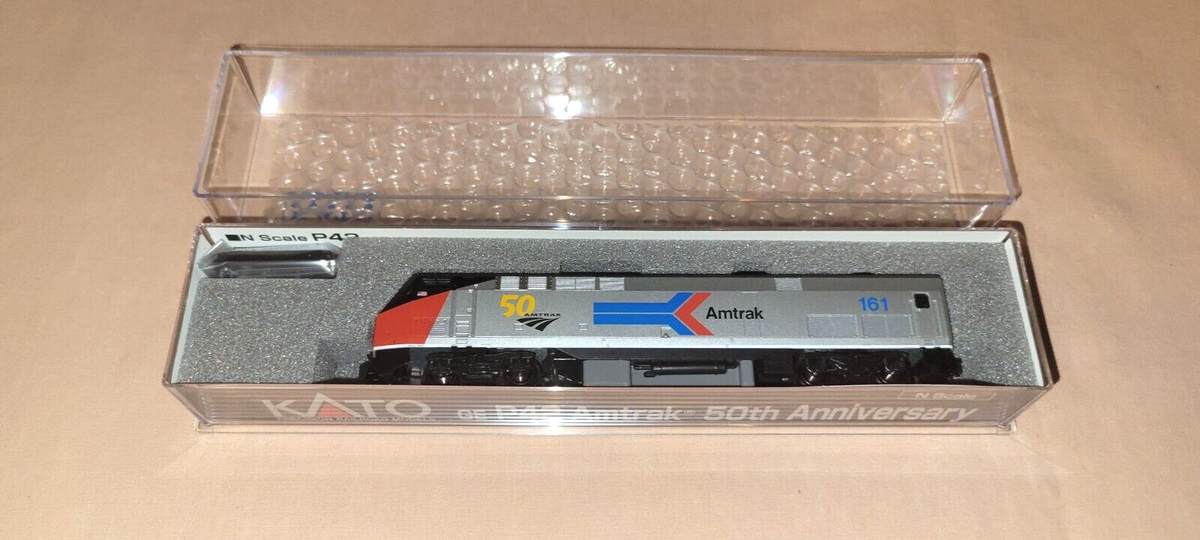 Kato N Scale Amtrak 50th Anniversary P42 #161 Phase 1 NIB DCC | eBay