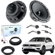 Kit 4 Casse Altoparlanti FOCAL ASE 165 2Vie Anteriori per Vw Tiguan II da 2016