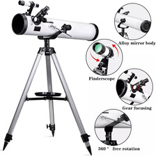 Telescopio Newton 76/700 mm - perfetto per astro principianti e astronomia