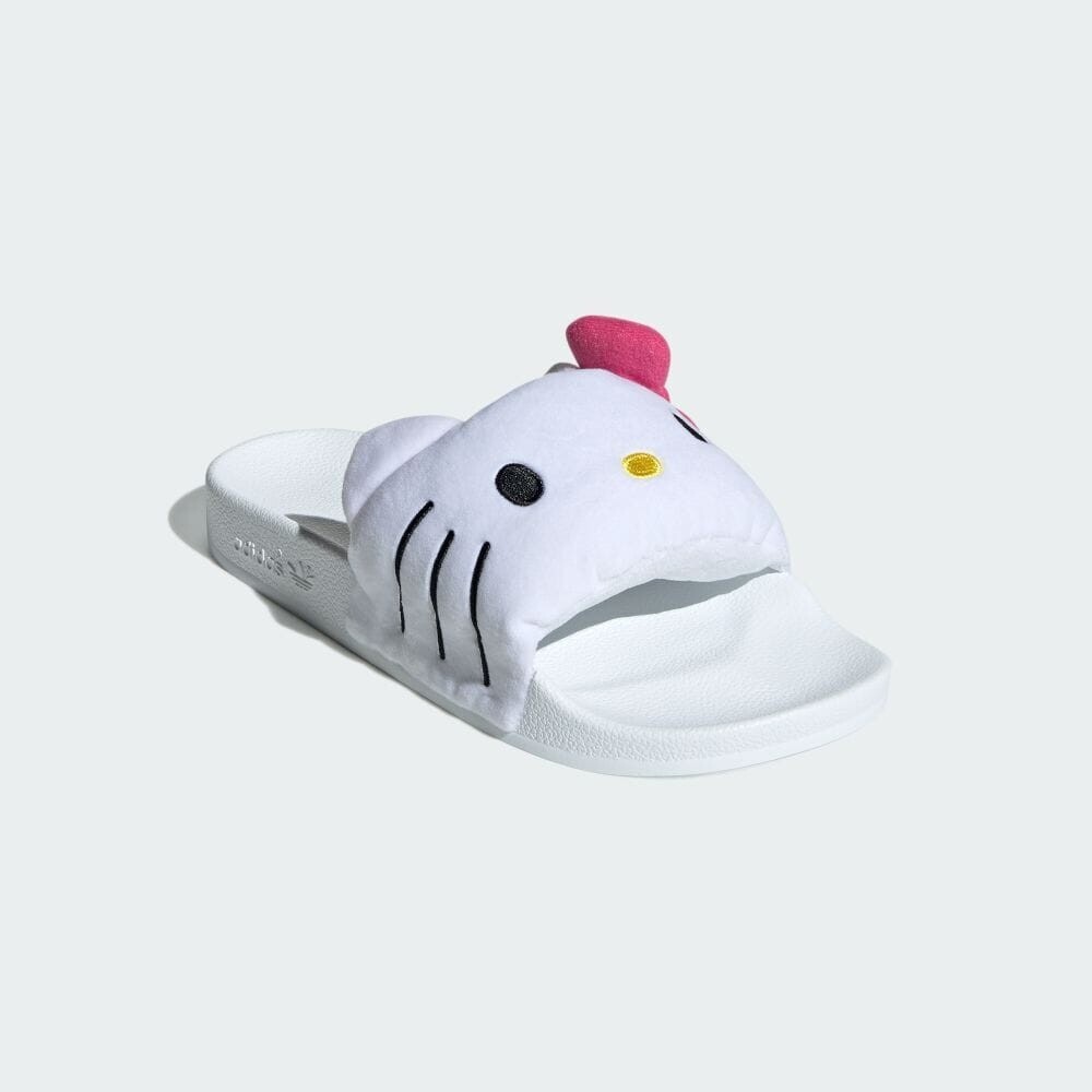 adidas x Hello Kitty ☆ Adilette Slide ‘White’ New Adidas Originals × HELLO KITTY / Adilette Slides JAPAN
