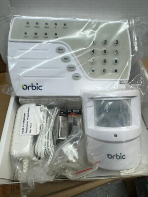 Home Office Security Main Control Panel + 1 Orbic Motion Sensor Starter Kit New