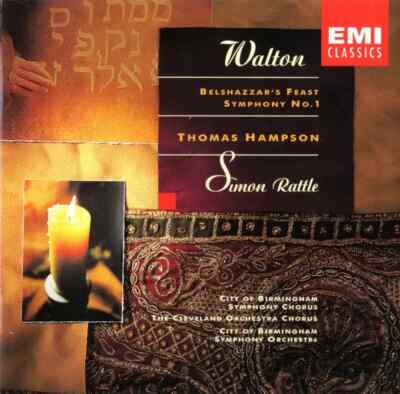 CD Sir William Walton Belshazzars Feast / Symphony No. 1 Emi Classics