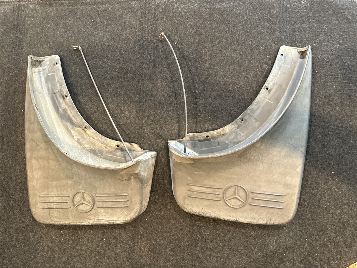 1998-01 Mercedes-Benz GENUINE OEM W163 PAIR REAR MUD FLAPS SPLASH