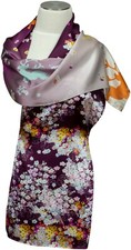 Scarf 100 silk satin costume scarf scarf silk narrow costume deer