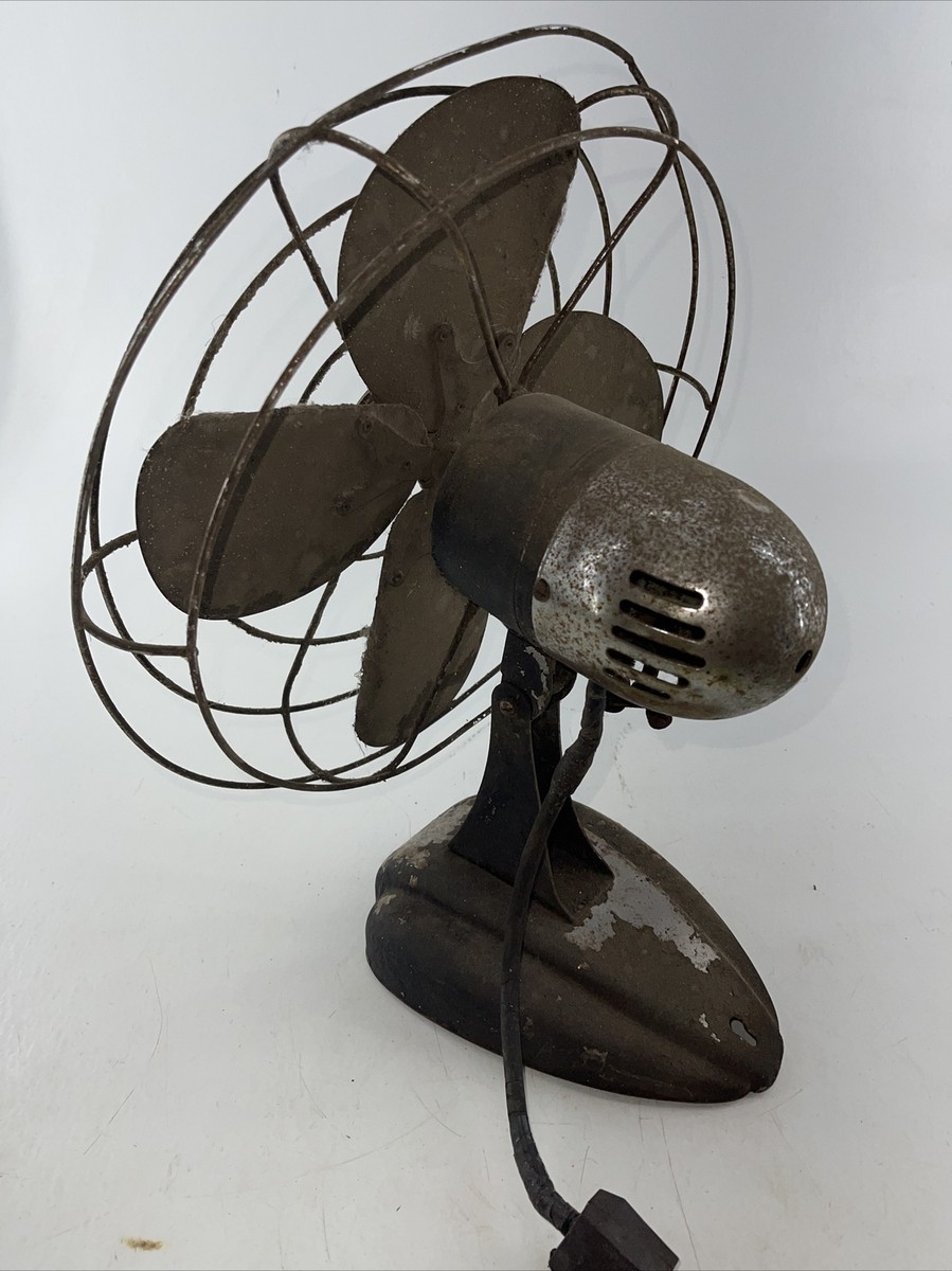 Antique Vintage Zero Model 1275 Electric Fan Metal Blades