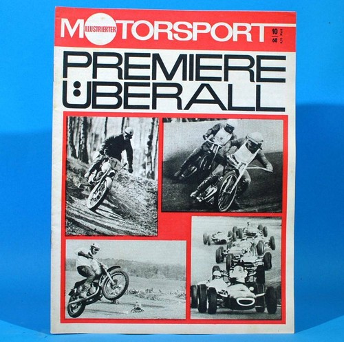 DDR Illustrierter Motorsport IMS 10/1968 Ford RS Collm Grünau Öldruck Meißen W