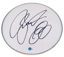 Jason Bonham Signed Autograph 12" Drumhead Led Zeppelin John's Son Beckett COA