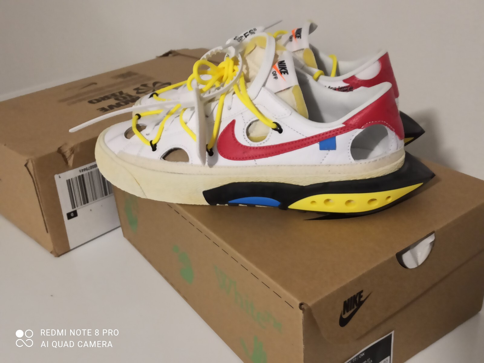 OFF WHITE X NIKE Nike Blazer Low '77 x Off White US 9 UK 8 EUR 42 5