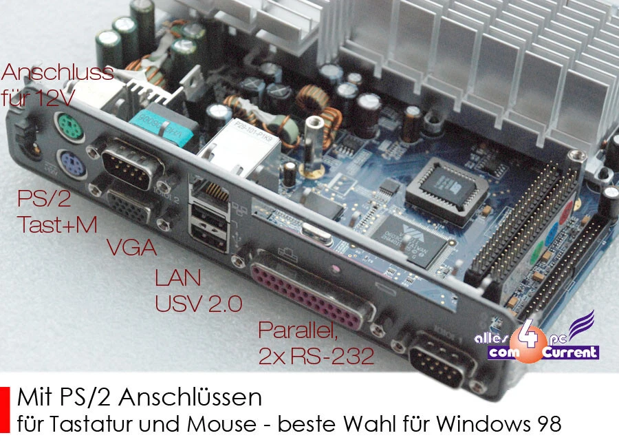 MINI COMPUTER WYSE V90 WINDOWS 98se 1GHz 512MB SSD LPT PARALLEL RS-232 SERIAL - Bild 4 von 4