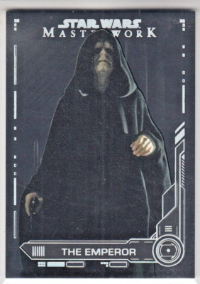 2019 Topps Star Wars Masterwork THE EMPEROR Black Parallel /5 RARE SSP