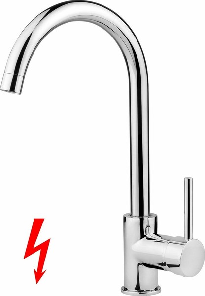 Wasserhahn SpüLe Niederdruck Mischbatterie SpüLtischarmatur KüChe Einhandmischer-image