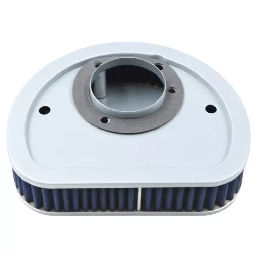 Blue Air Filter Cleaner Element Replacement For Harley Touring Dyna 2007-2016 - Picture 12 of 13