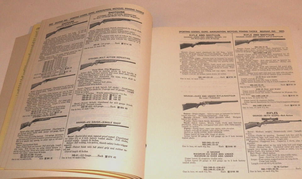 BIG VTG 1969 SPORTING GOODS DEALER CATALOG! GUNS/AMMO/BIKES/FISHING/BASEBALL! ++ - Image 4 of 4