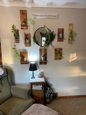 Indoor Wood Plant Wall Hangers
