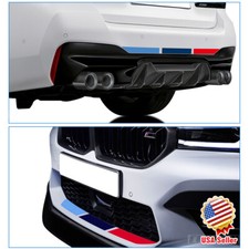 For Bmw Universal M Performance Power Sport Front Rear Bumper 3d Decal Stickers For Bmw Universal M Performance Power Sport Front Rear Bumper 3d Decal Stickers