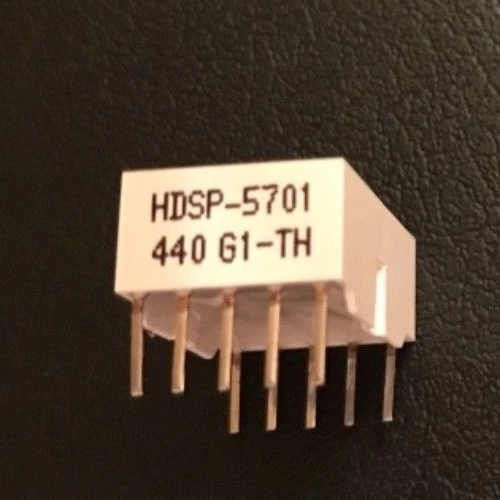 HDSP 5701 LED AVAGO 7-segmentig 14,22mm gelb unverbaut - Bild 2 von 2