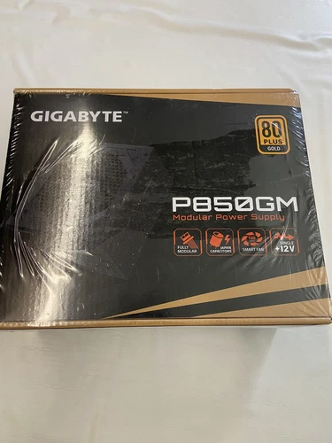 GIGABYTE GP-P850GM 80 Plus Gold 850W Modular Power Supply NEW