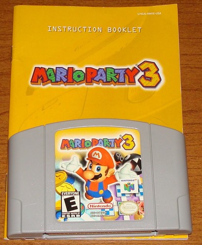 December 2000 Nintendo 64 Mario Party 3 U.S. Edition Cartridge and Manual Tested - Picture 1 of 16