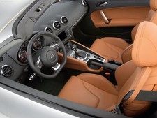 Cars audi tt roadster 2007 Desk Mat Stitched
