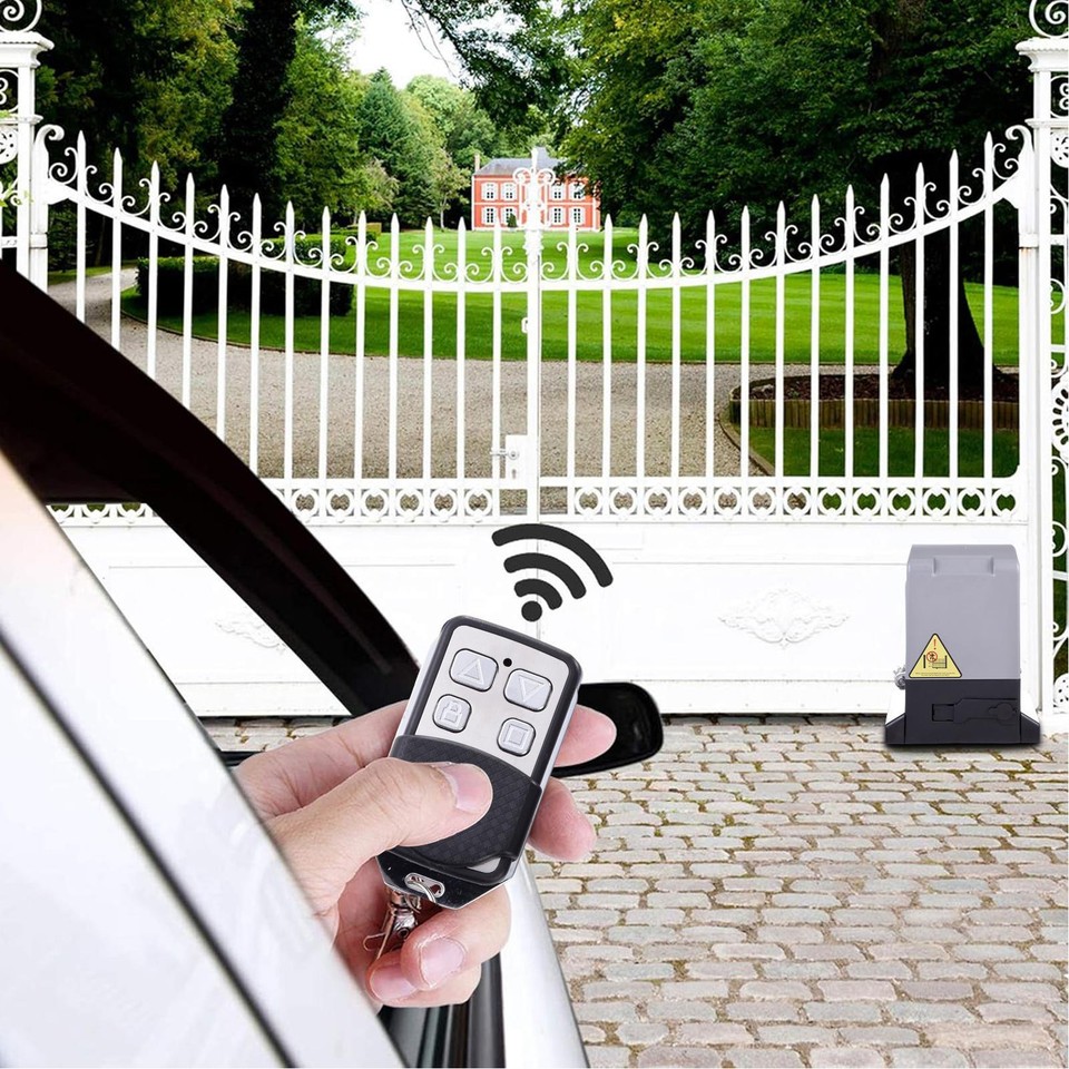Automatic Sliding Gate Opener Electric Remote Rolling Driveway eBay