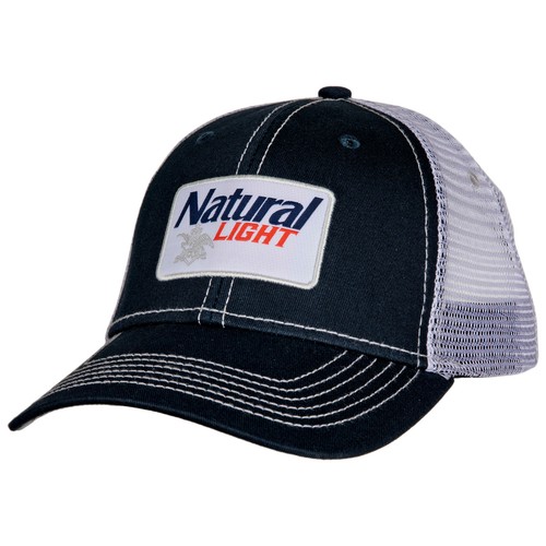 Natural Light Mesh Back Snapback Hat 