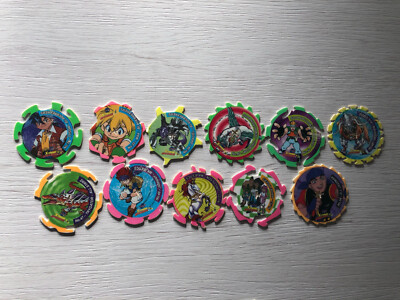 Tazos Beyblade Xtreme Spinners - 2003 - Matutano - Lote 11 Pogs