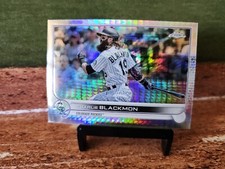2022 Topps Chrome Baseball Prism Refractor Charlie Blackmon #37