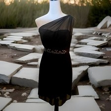 Adriana Papell Black Beautiful Dress. Size 6. Free Ship