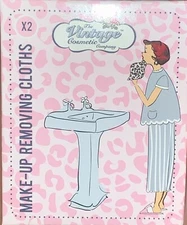 The Vintage Cosmetics Company makeup removing cloths, X4 Clothes