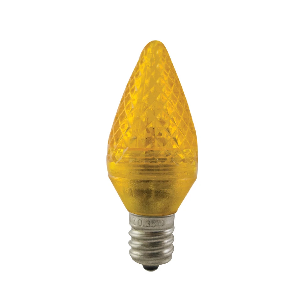 Aurio Lighting LED C7 Christmas Light Bulbs, E12, .35-1.2W, 24lum, 25 Pack - Image 3 of 4