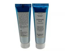(2) Sunday Riley Ceramic Slip Cleanser  New No Box, 1oz/30ml No Box