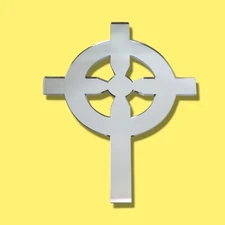 Gothic Cross Shaped Acrylic Mirrors - Various Sizes