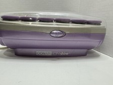 Conair Ion Shine Instant Heat Hot Rollers 12 Hair Curlers Jumbo Flocked 12 Clips