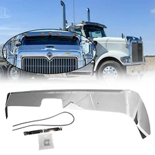 For International 9900 Series/5900I SFA Trucks Hood Shield Bug Deflector Steel