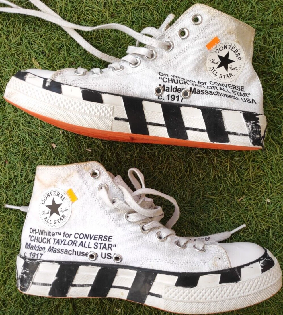 Off-White for Converse All Star High Sneakers Size EU 41.5 | eBay