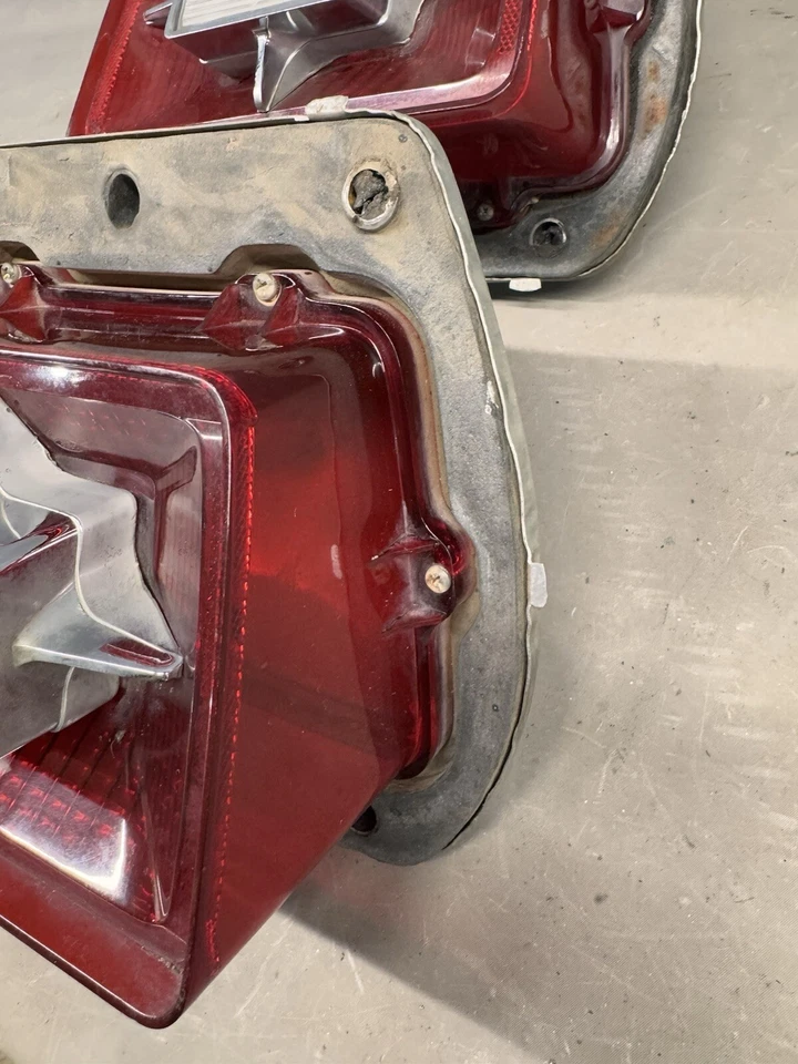 1969 Ford Galaxie Tail Lights Lenses Housings Taillights Lamp Taillamps Custom - Image 3 of 4
