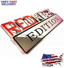 REDNECK EDITION Bumper Emblem POLICE CAR fire truck DECAL crane logo exterior