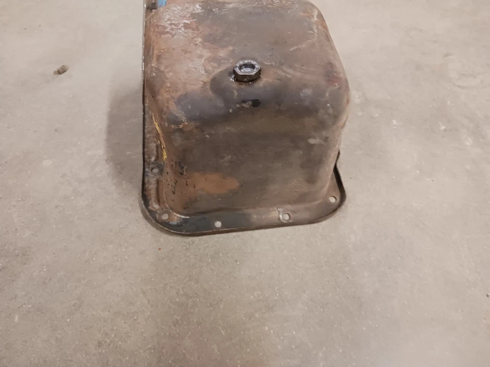 Dodge D100 1975 440 cárter trasero cárter de aceite y bandeja de viento Foto 4 de 4