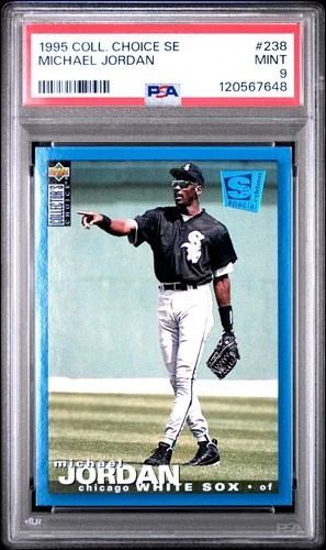 1995 Collector's Choice SE #238 Michael Jordan White Sox HOF PSA 9 MINT