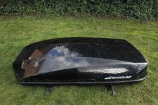Halfords 400litre Exodus Roof Box with Lock Keys and Fixings