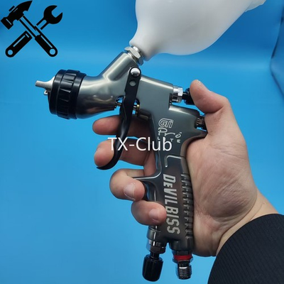#ad #ad FOR Devilbiss silver gray tool pistol spray gun painting car GTI PRO LITE $77.80