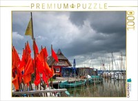 Calvendo Puzzle Dierhagen Harbor | 1000 Pieces, Finished Size 25.2 × 18.9 In (64